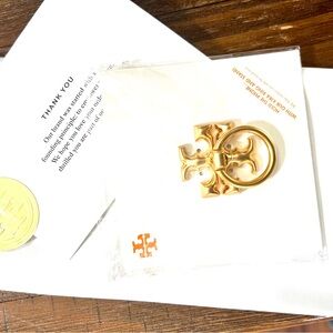 Tory Burch Phone Ring New Gold